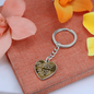 For Wife, Husband, Boy Friend, Girl Friend - EID Gift - Graphic Heart Keychain