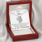 To My Niece From Aunt / Uncle- EID Gift - Double Hearts Necklace, Personalized EID Gift For Niece, EID Gift For Young Woman