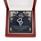 To My Wife Double Hearts Necklace