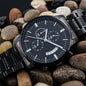 To My Friend Customizable Engraved Black Chronograph Watch