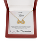 To My Niece From Aunt - EID Gift - Infinity Heart Necklace, Personalized EID Gift For Niece, EID Gift For Young Woman