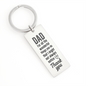 To My Daddy - Father's Day Gift - Engraved Keychain - Personalize on the Back
