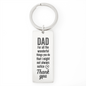 For Dad - EID Gift - Engraved Keychain - Personalize on the Back
