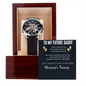 To My Future Daddy - Father's Day Gift - Men's Openwork Watch with Mahogany Style Luxury Box