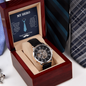 To My Dad - Father's Day Gift -  Men's Openwork Watch