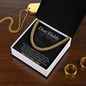Dear Daddy - Father's Day Gift - Cuban Link Chain