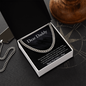 Dear Daddy - Father's Day Gift - Cuban Link Chain