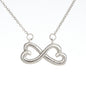 To My Niece From Aunt - EID Gift - Infinity Heart Necklace, Personalized EID Gift For Niece, EID Gift For Young Woman
