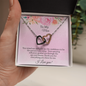 To My Mom - Interlocking Hearts Necklace