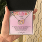 To My Mom - Interlocking Hearts Necklace