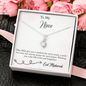 To My Niece From Aunt / Uncle- EID Gift - Alluring Beauty Necklace, Personalized EID Gift For Niece, EID Gift For Young Woman
