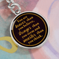 For Anyone - EID Gift - Graphic Circle Keychain - Father, Mother, Sister, Brother, Friend