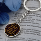 For Anyone - EID Gift - Graphic Circle Keychain - Father, Mother, Sister, Brother, Friend