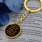 For Anyone - EID Gift - Graphic Circle Keychain - Father, Mother, Sister, Brother, Friend