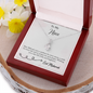 To My Niece From Aunt / Uncle- EID Gift - Alluring Beauty Necklace, Personalized EID Gift For Niece, EID Gift For Young Woman