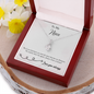 To My Niece From Aunt / Uncle- EID Gift - Alluring Beauty Necklace, Personalized EID Gift For Niece, EID Gift For Young Woman