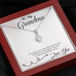 To My Grandma Beautiful Sparkly Pendant