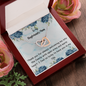 To My Boyfriend's Mom -  Love Knot Necklace - Mother's Day - Sharing Your Son