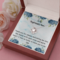 To My Boyfriend's Mom -  Love Knot Necklace - Mother's Day - Sharing Your Son